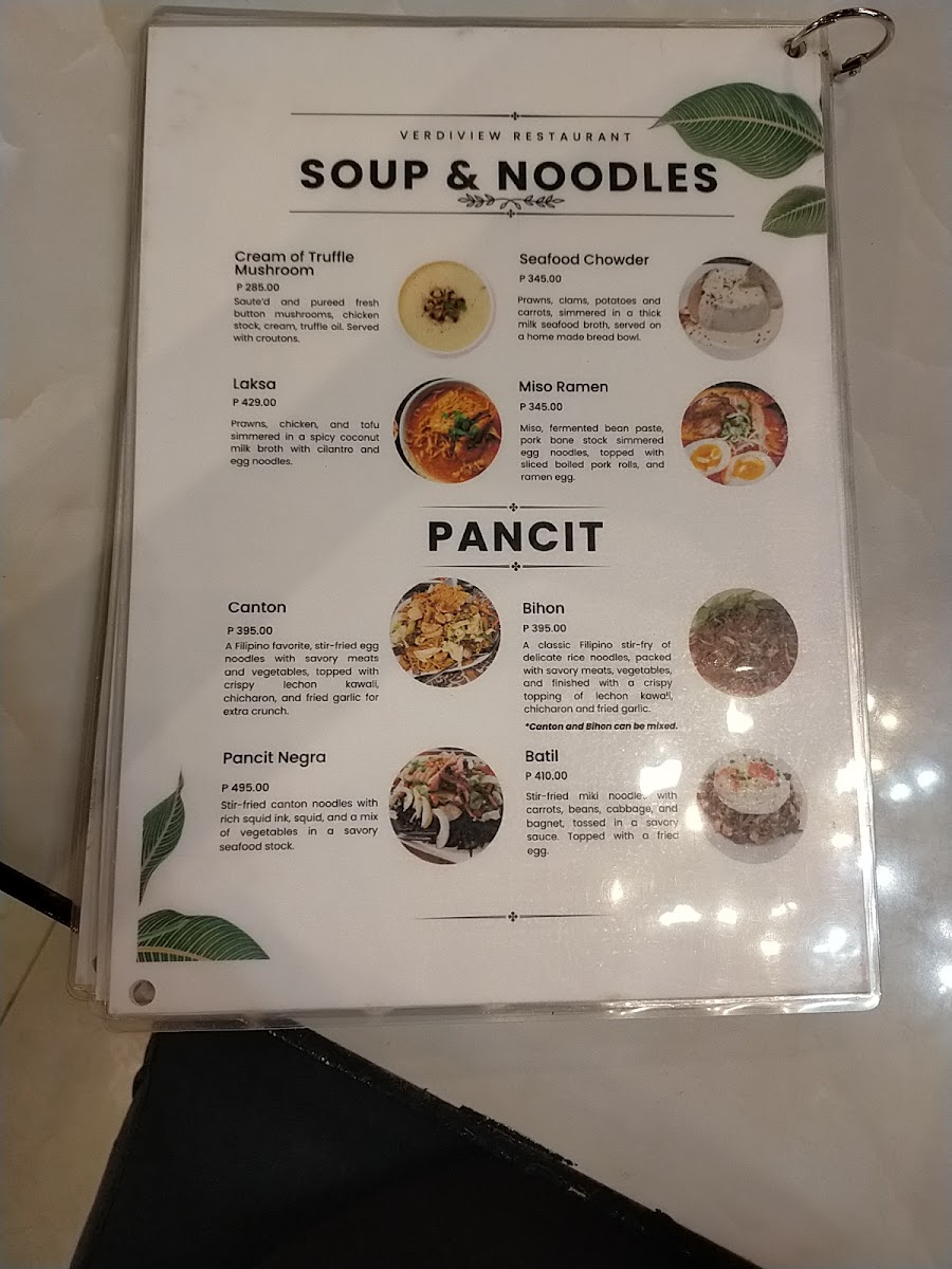 Menu Verdiview Restaurant-6