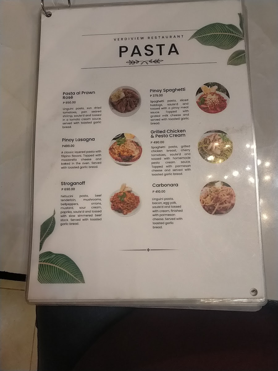 Menu Verdiview Restaurant-8
