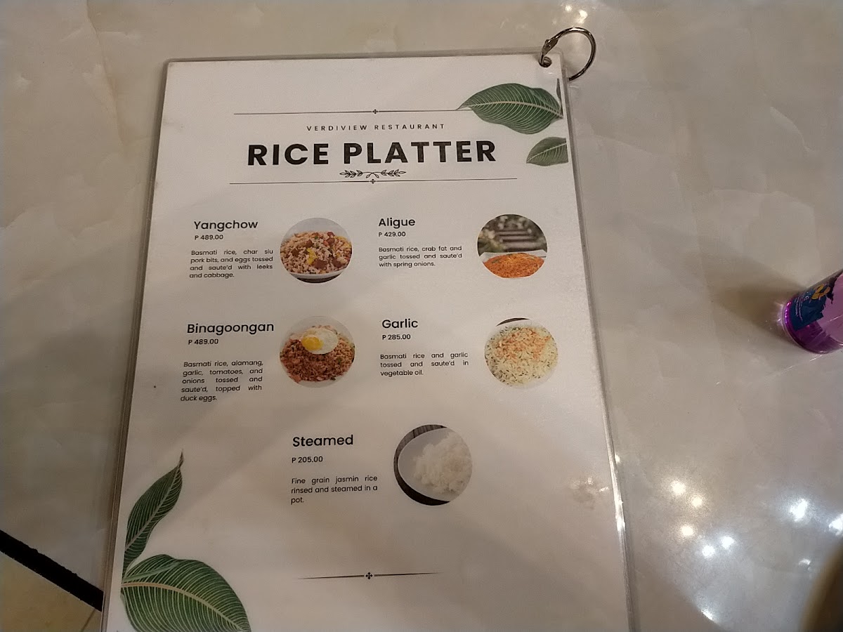 Menu Verdiview Restaurant-9