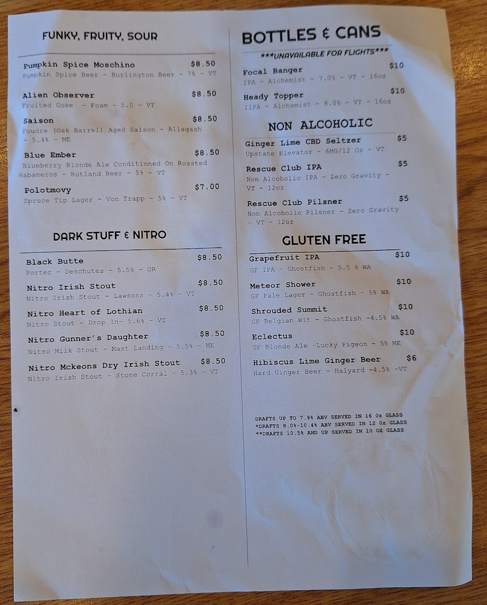 Menu Vermont Tap House-3