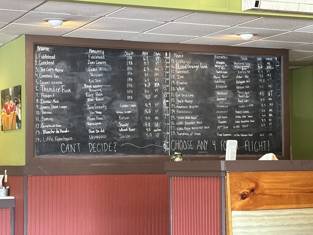 Menu Vermont Tap House-7