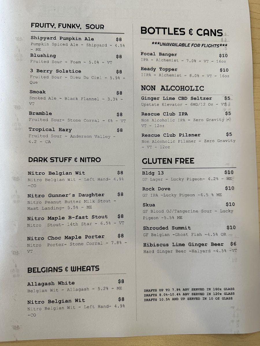 Menu Vermont Tap House-8