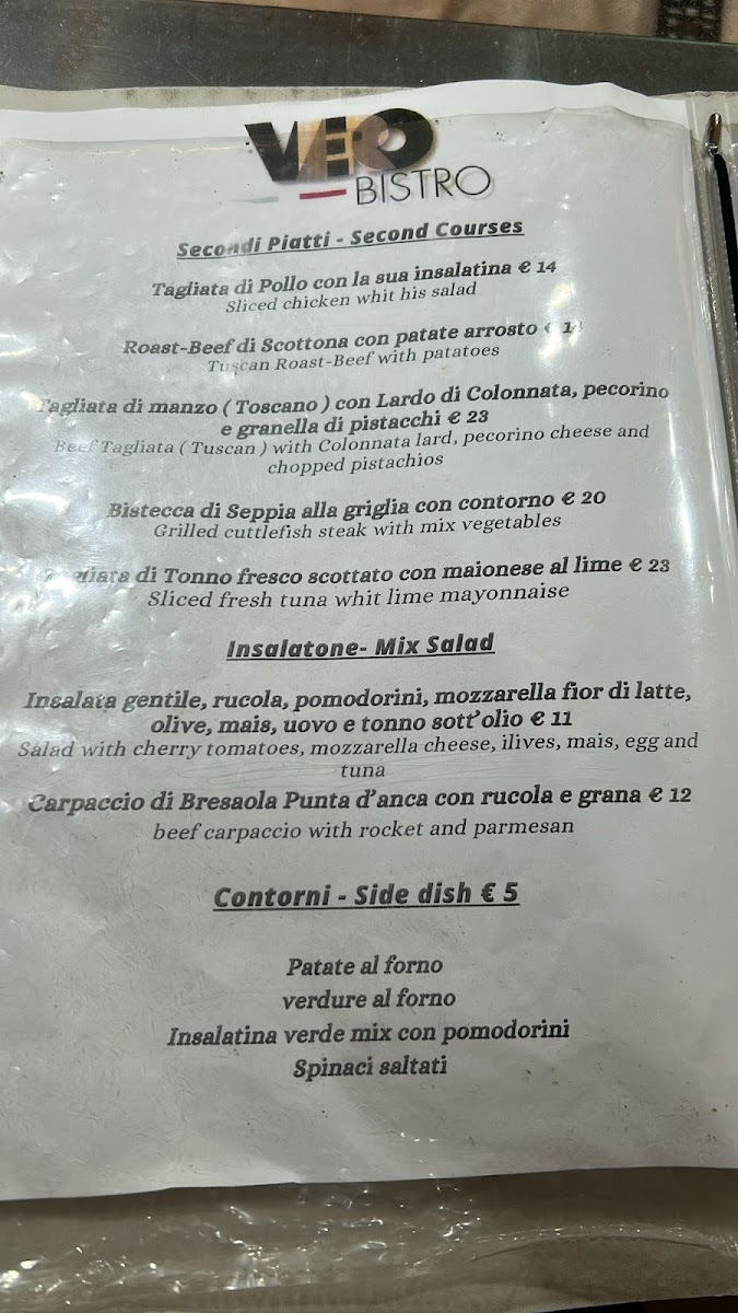 Menu Vero Bistro-2