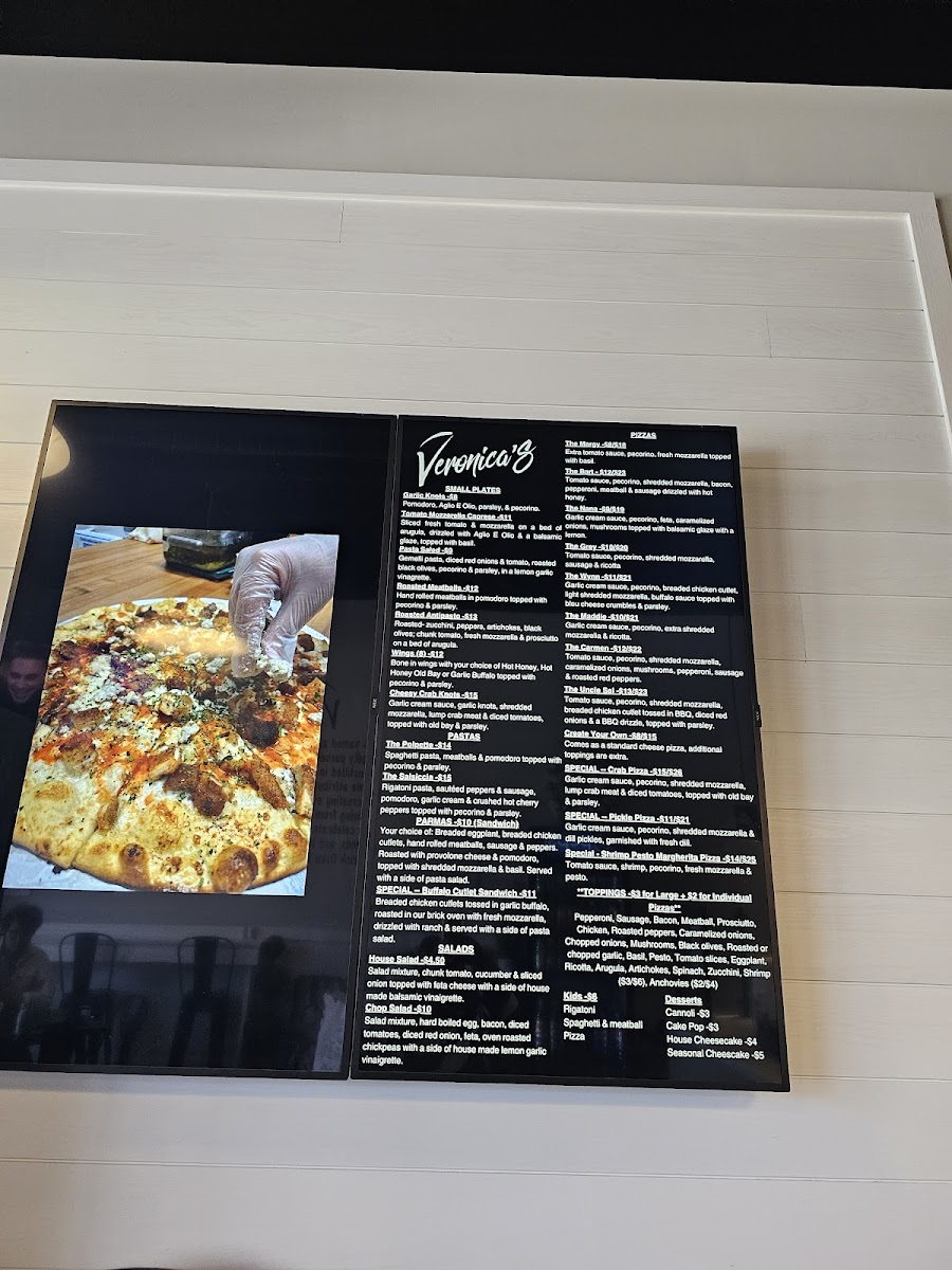 Menu Veronica's Pizzeria-2
