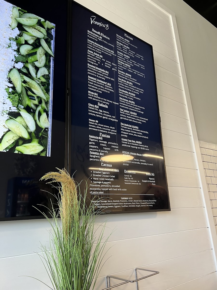Menu Veronica's Pizzeria-4