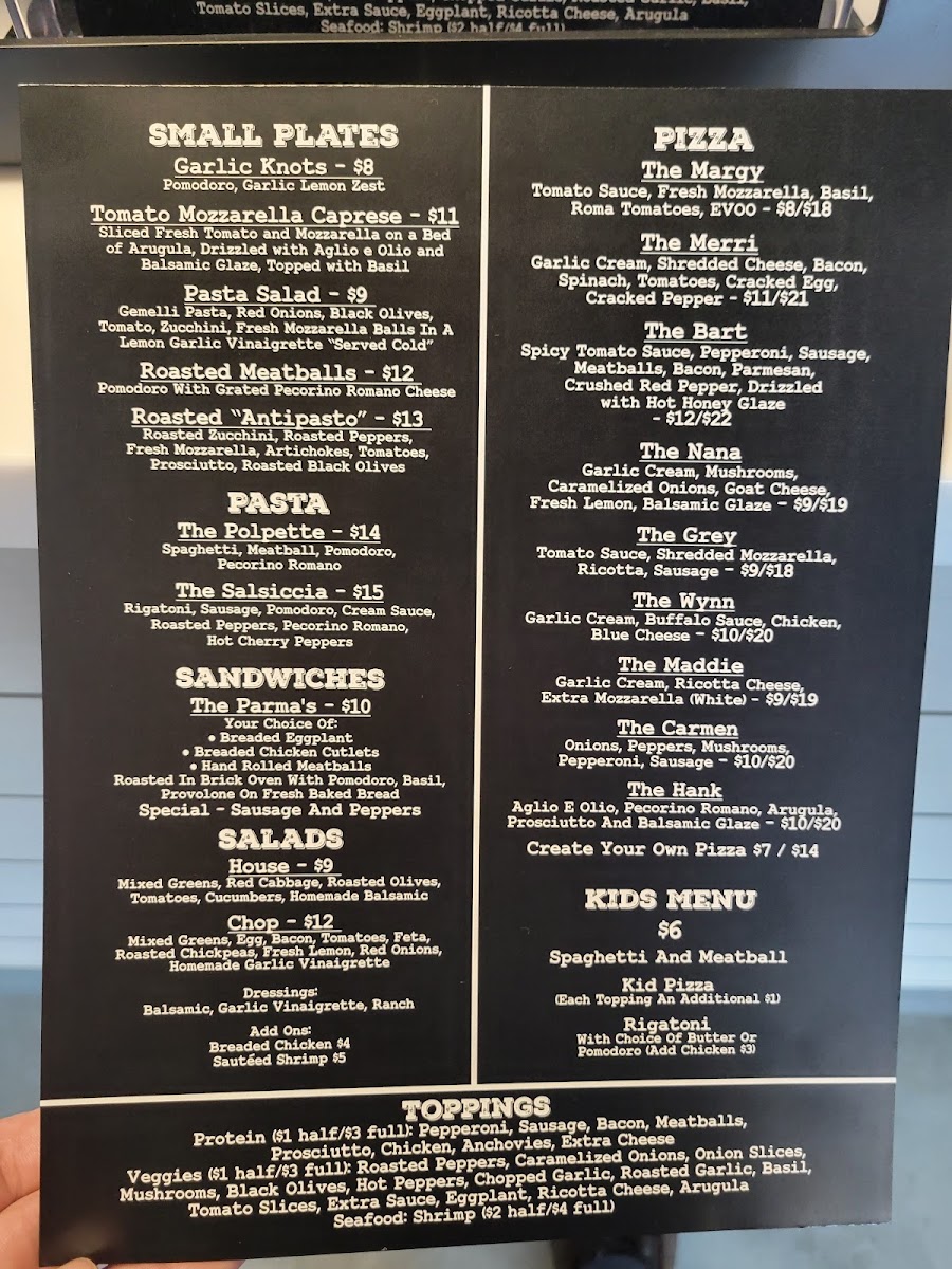 Menu Veronica's Pizzeria-5