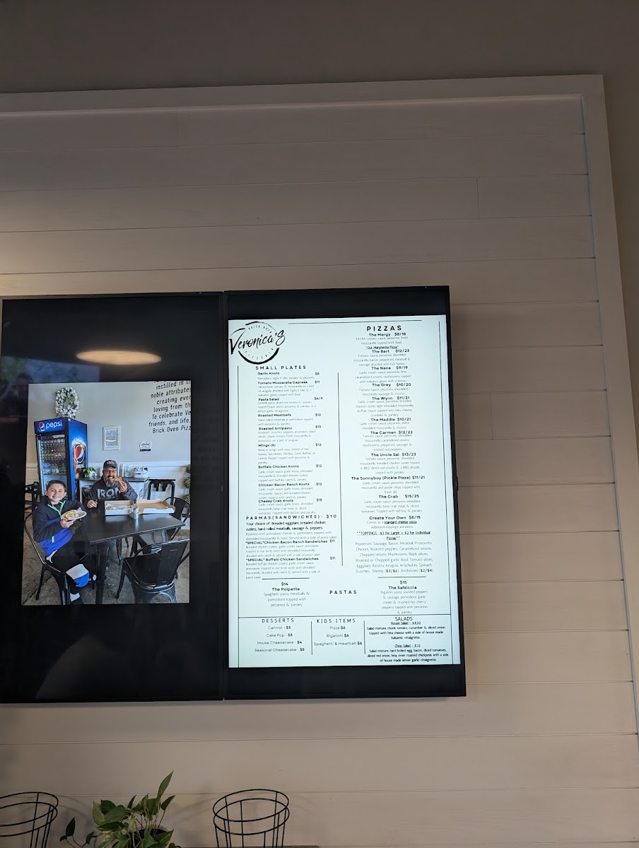 Menu Veronica's Pizzeria-9