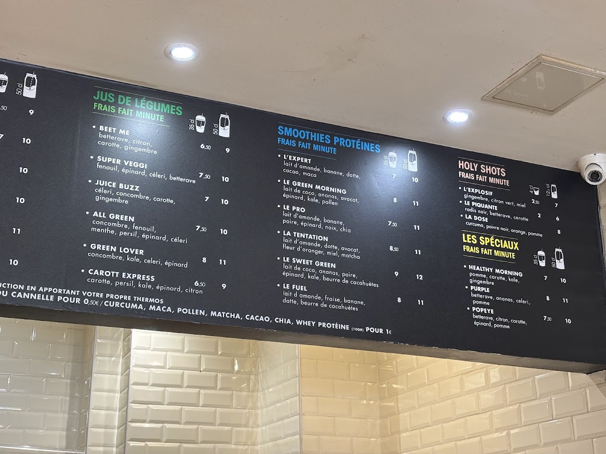 Menu Vertus Le Bar À Jus-2