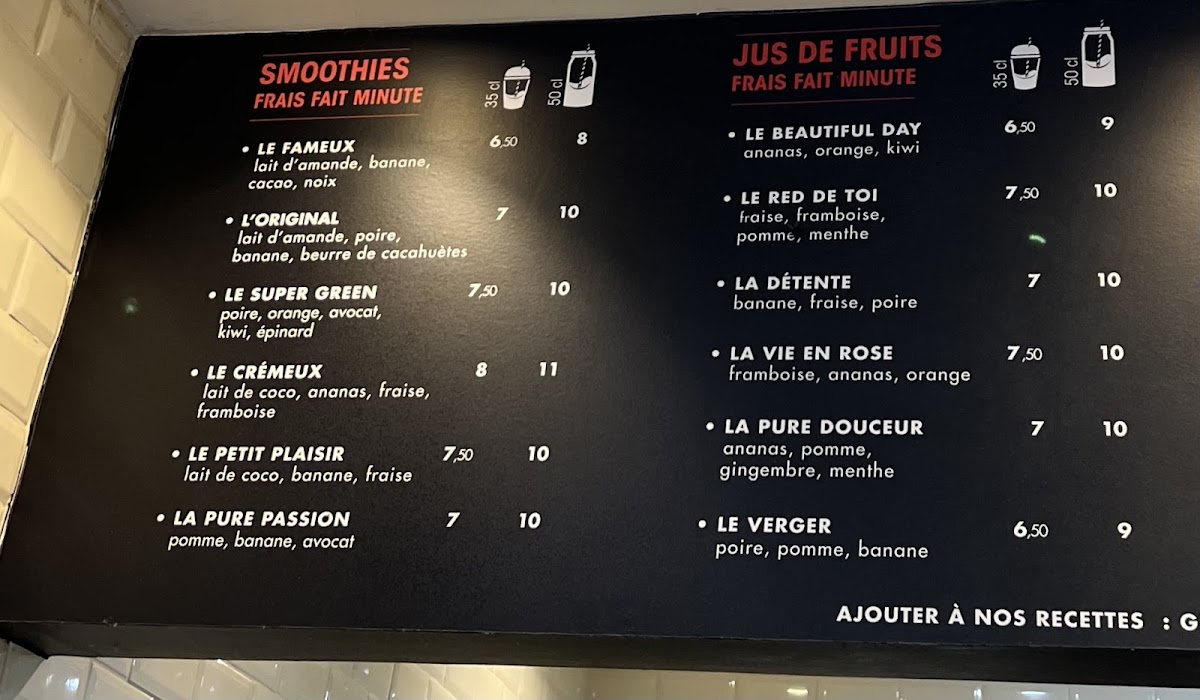 Menu Vertus Le Bar À Jus-5