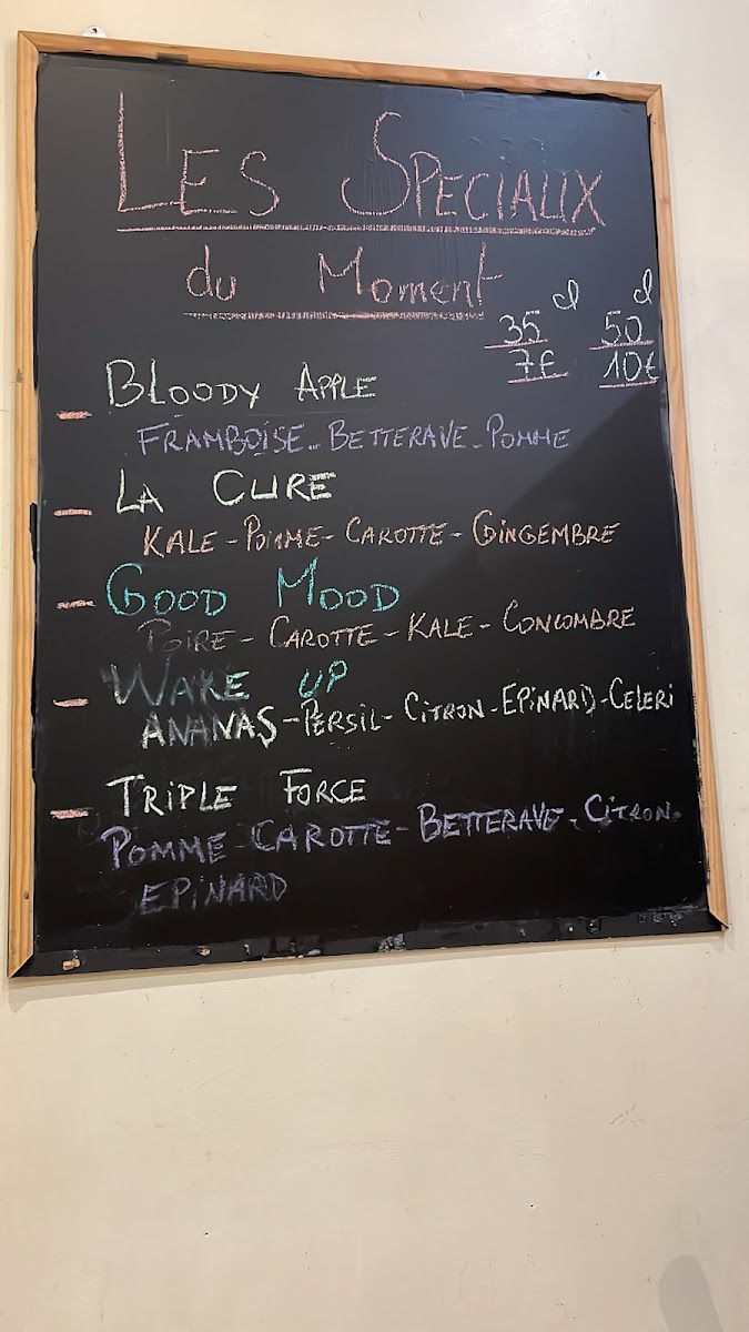 Menu Vertus Le Bar À Jus-7