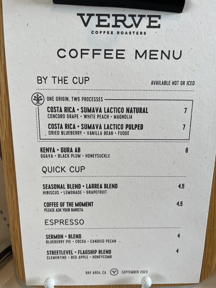 Menu Verve Coffee Roasters-1