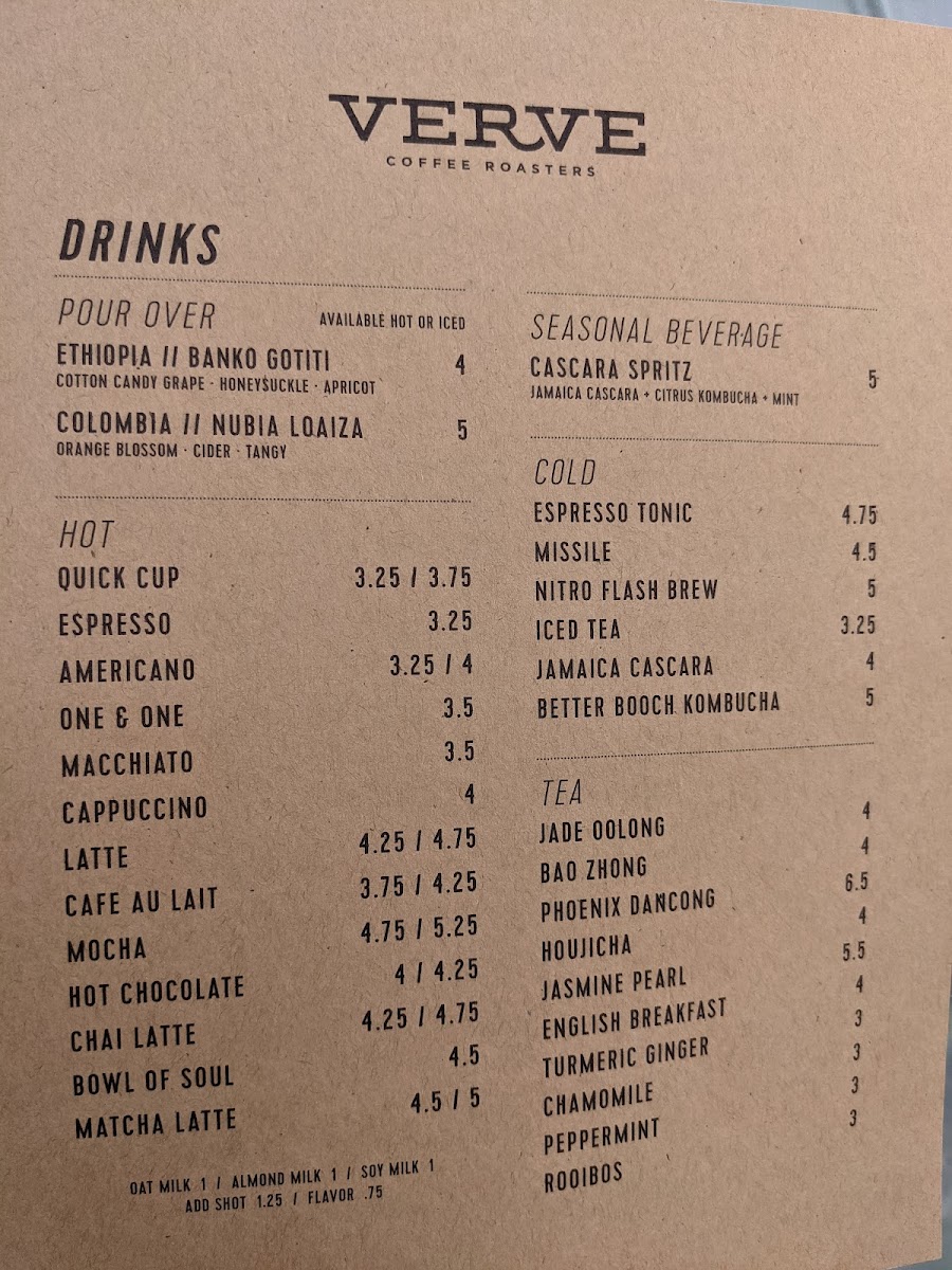 Menu Verve Coffee Roasters-2