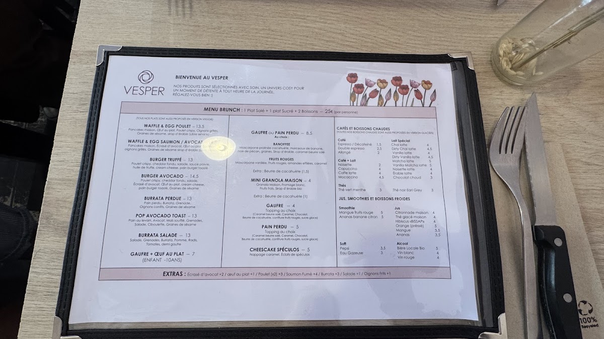 Menu Vesper Café-2