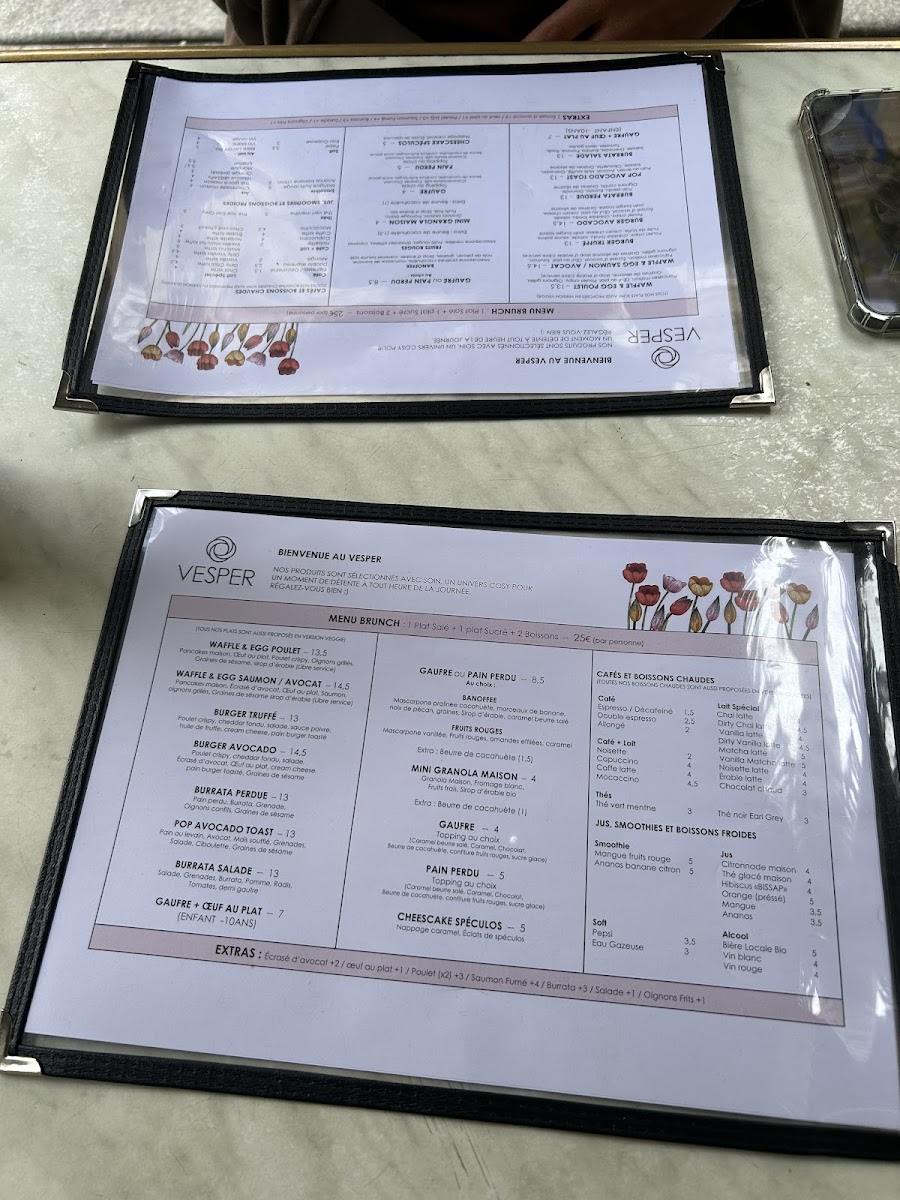 Menu Vesper Café-4
