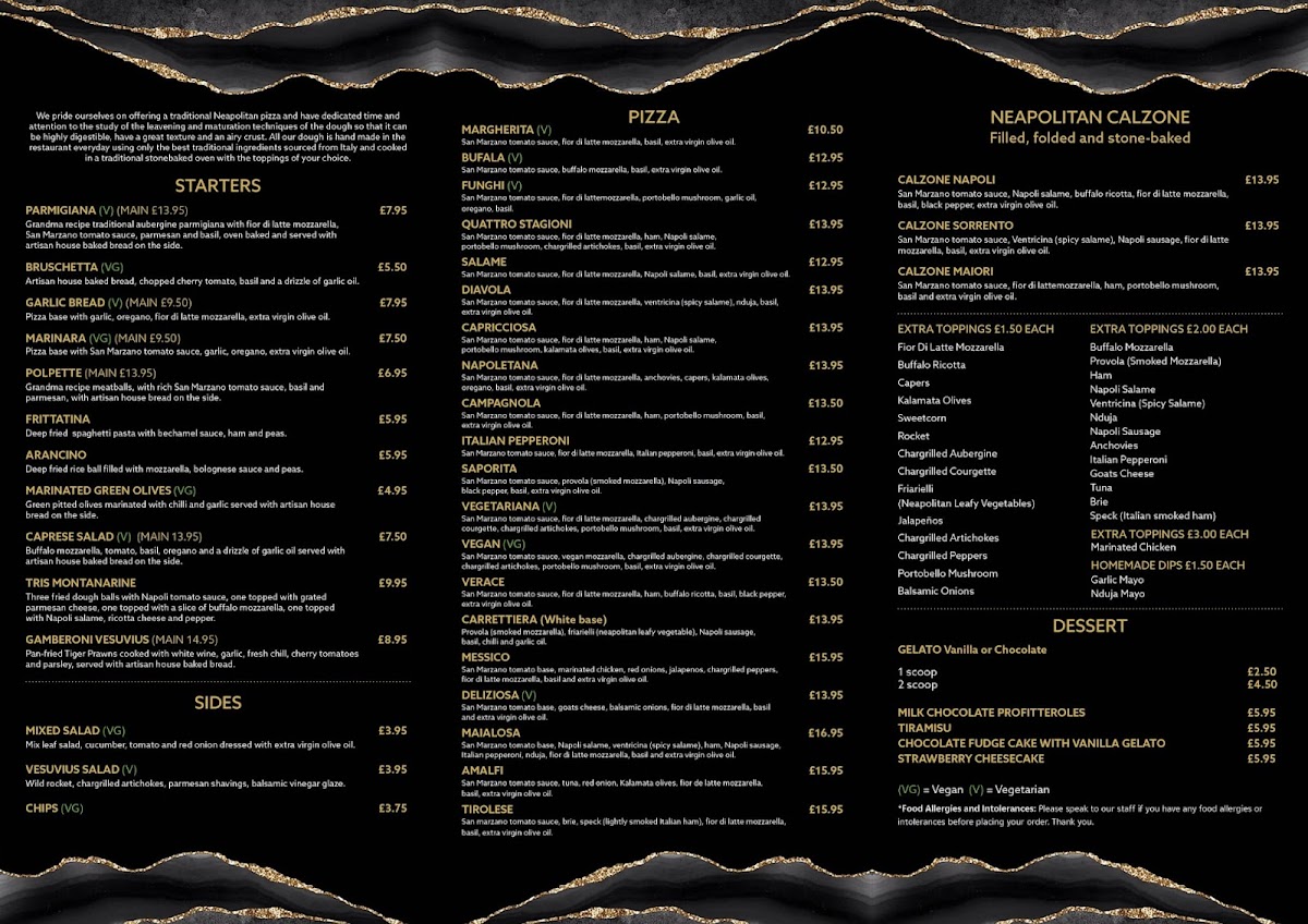 Menu Vesuvius-1