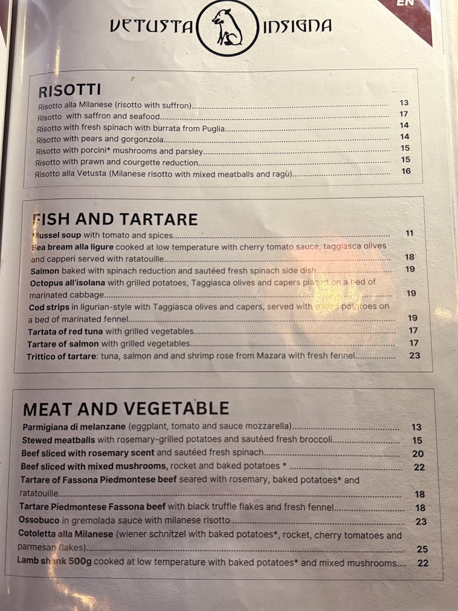 Menu Vetusta Insigna-1