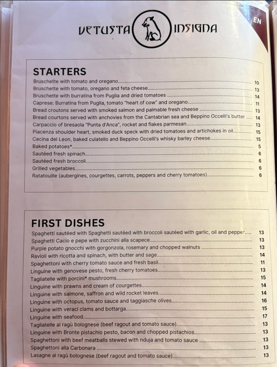 Menu Vetusta Insigna-4