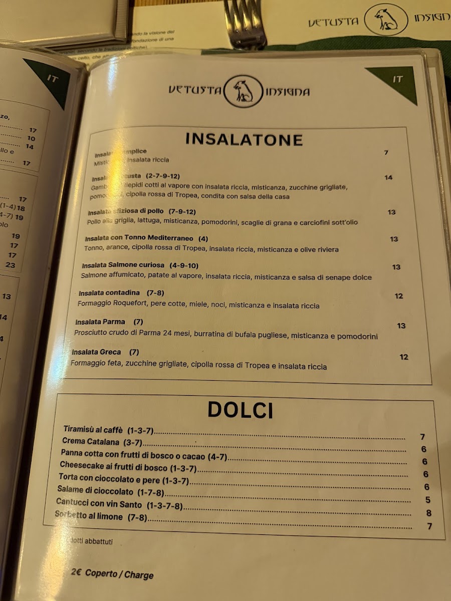 Menu Vetusta Insigna-7