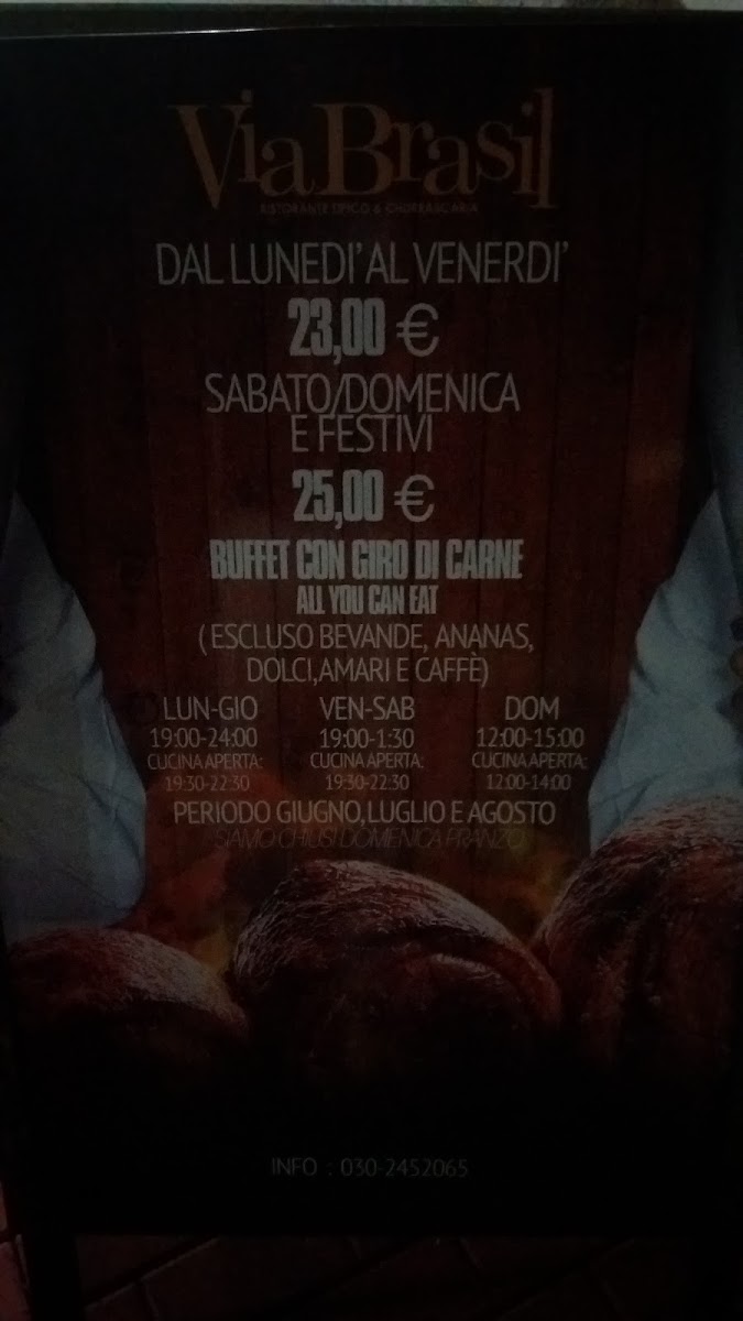 Menu Via Brasil Ristorante-7