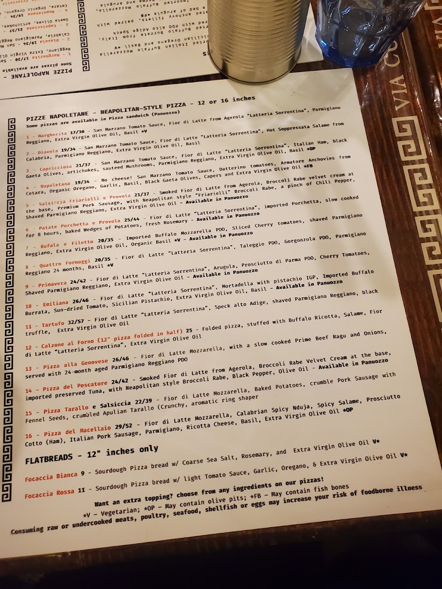 Menu Via Cuma - Sourdough Pizza & Cucina-4