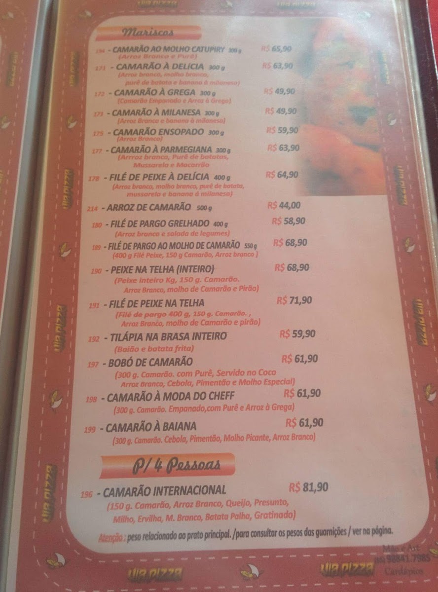 Menu Via Pizza Restaurante E Pizzaria-4