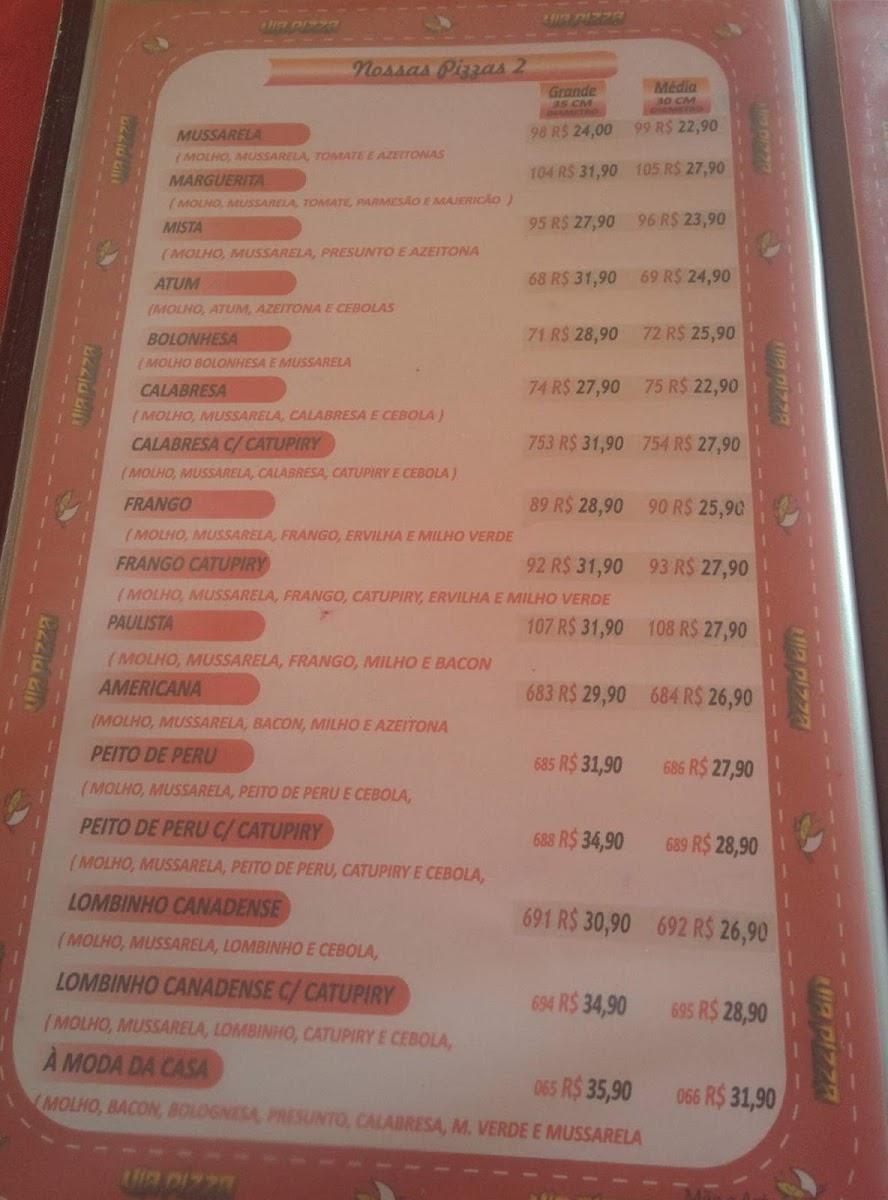 Menu Via Pizza Restaurante E Pizzaria-7