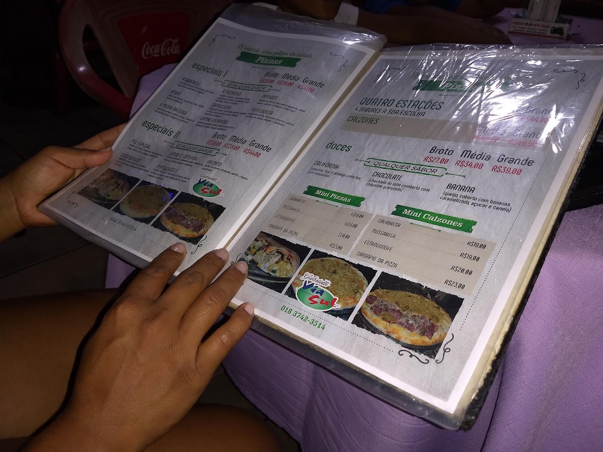 Menu Via Sul Restaurante-1