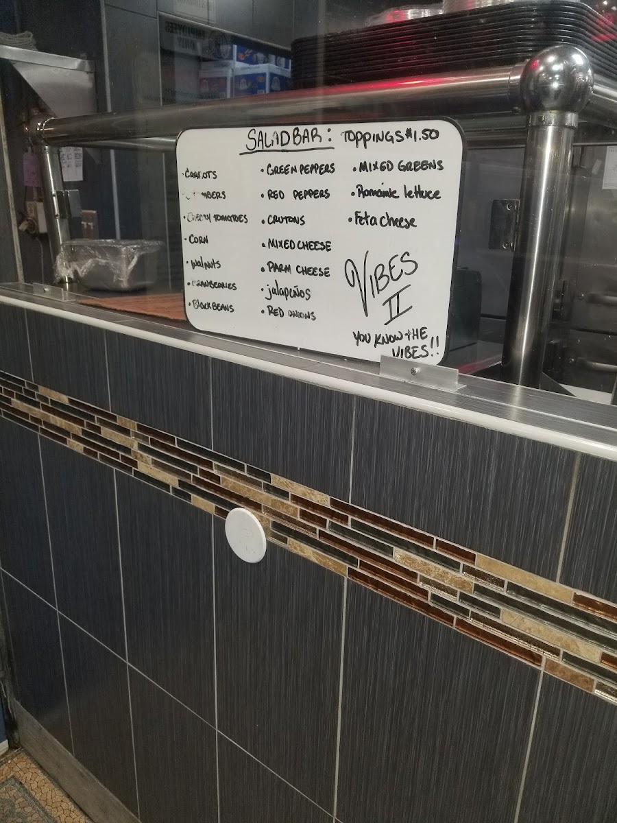Menu Vibes 2-9