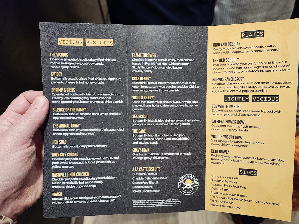 Menu Vicious Biscuit-1