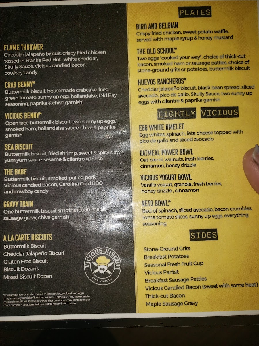 Menu Vicious Biscuit-2