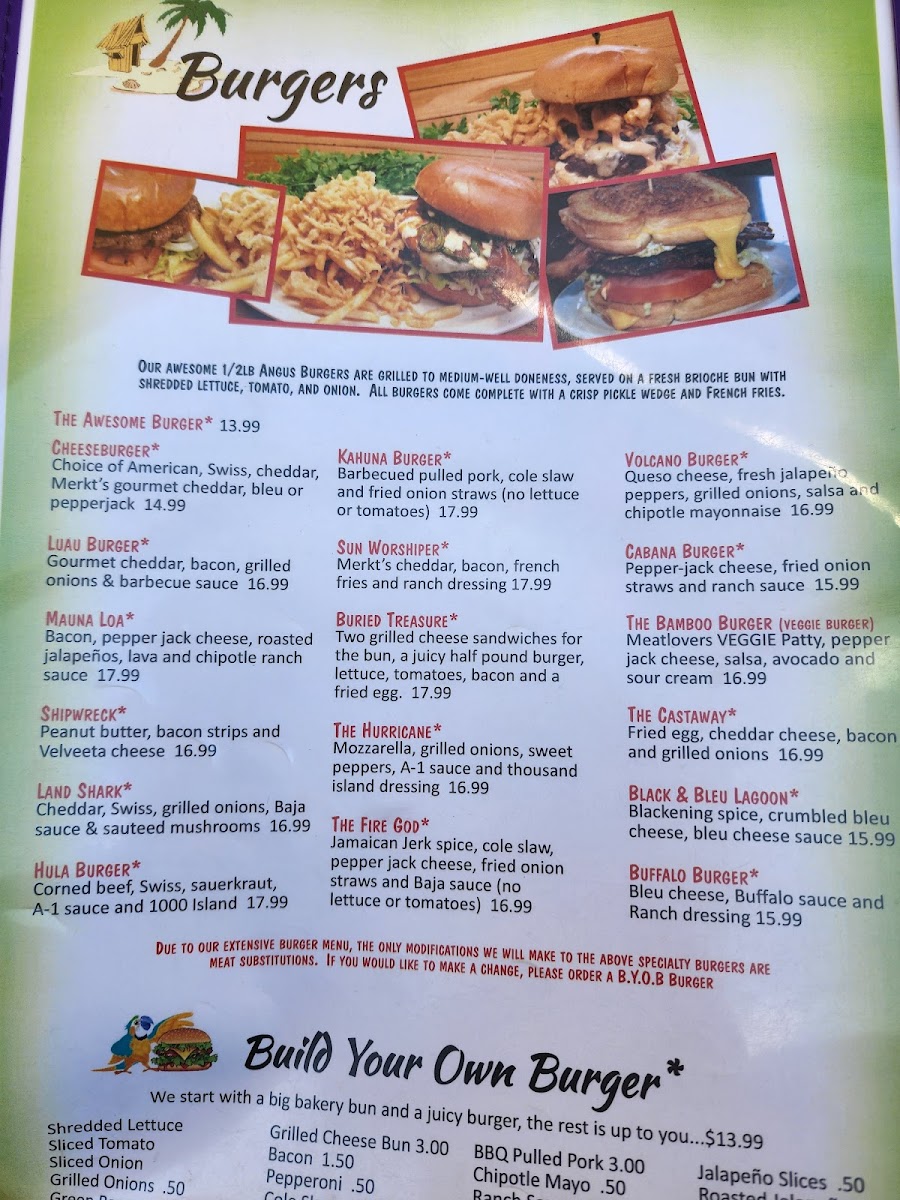 Menu Vickie's Place-5