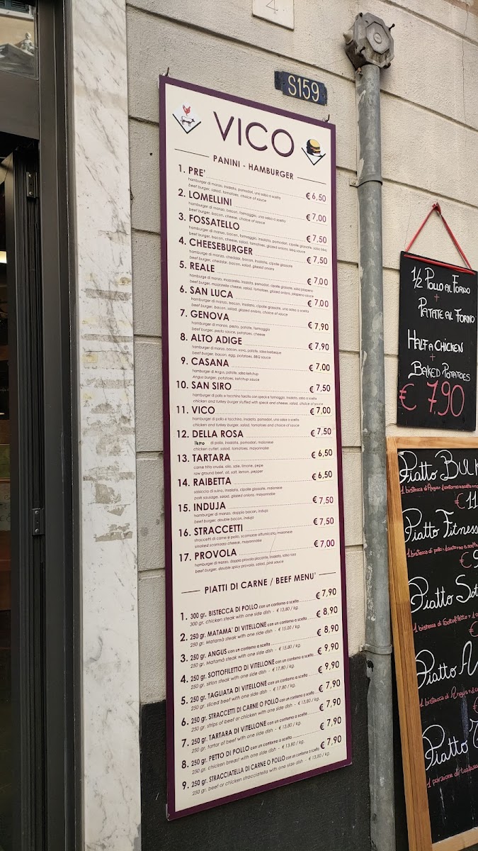 Menu Vico, Polleria Macelleria, Fast Food-3
