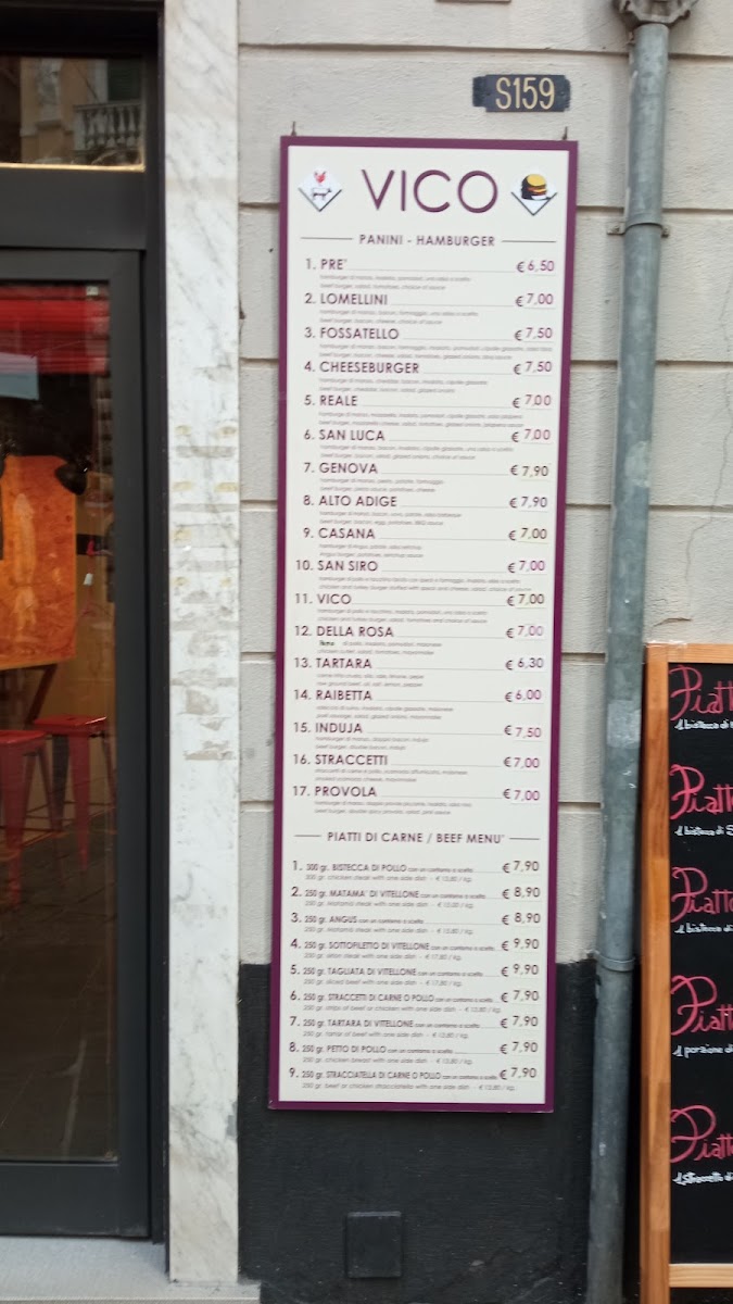 Menu Vico, Polleria Macelleria, Fast Food-6