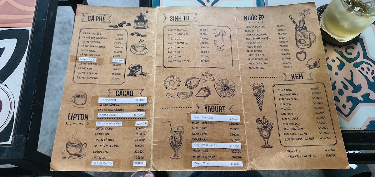 Menu Victoria Coffee & Tea-2