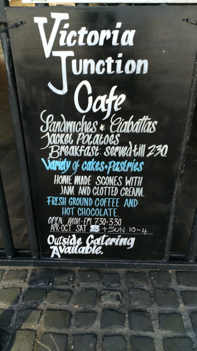 Menu Victoria Junction-5