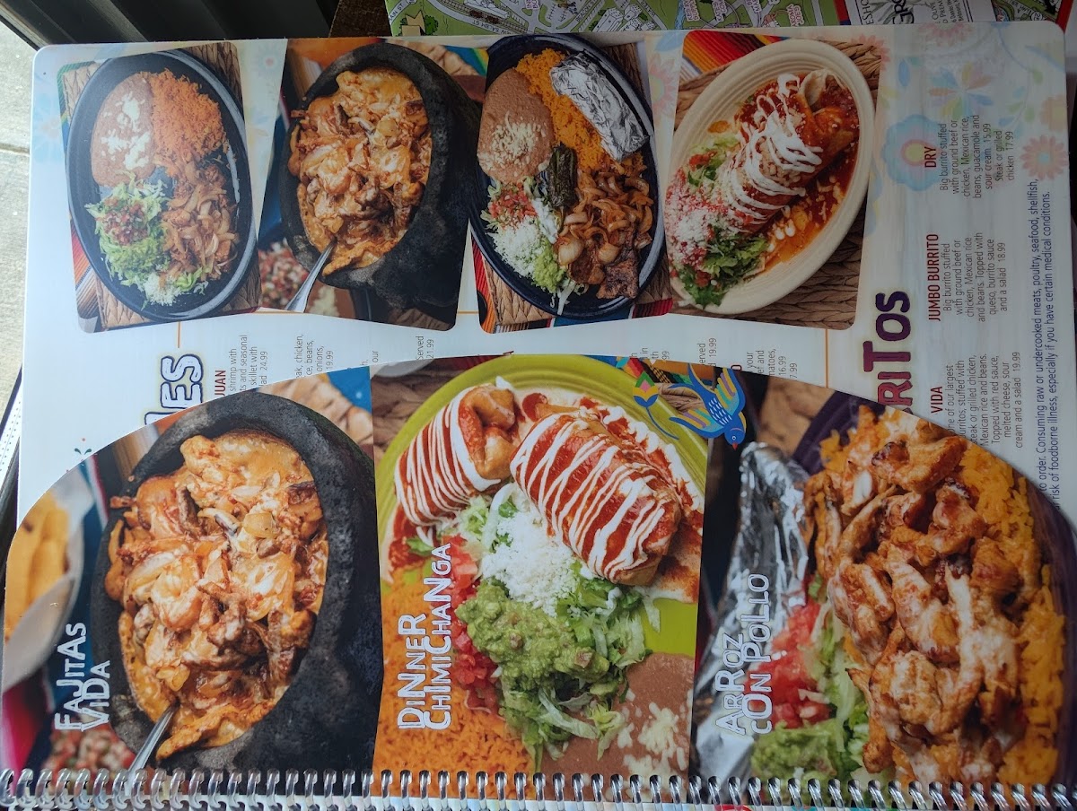 Menu Vida Mexican Restaurant-9