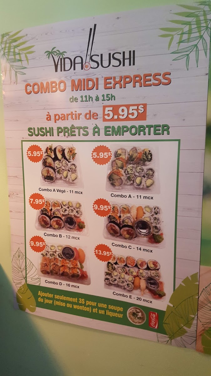 Menu Vida Sushi (Fleury/bruxelle)-10