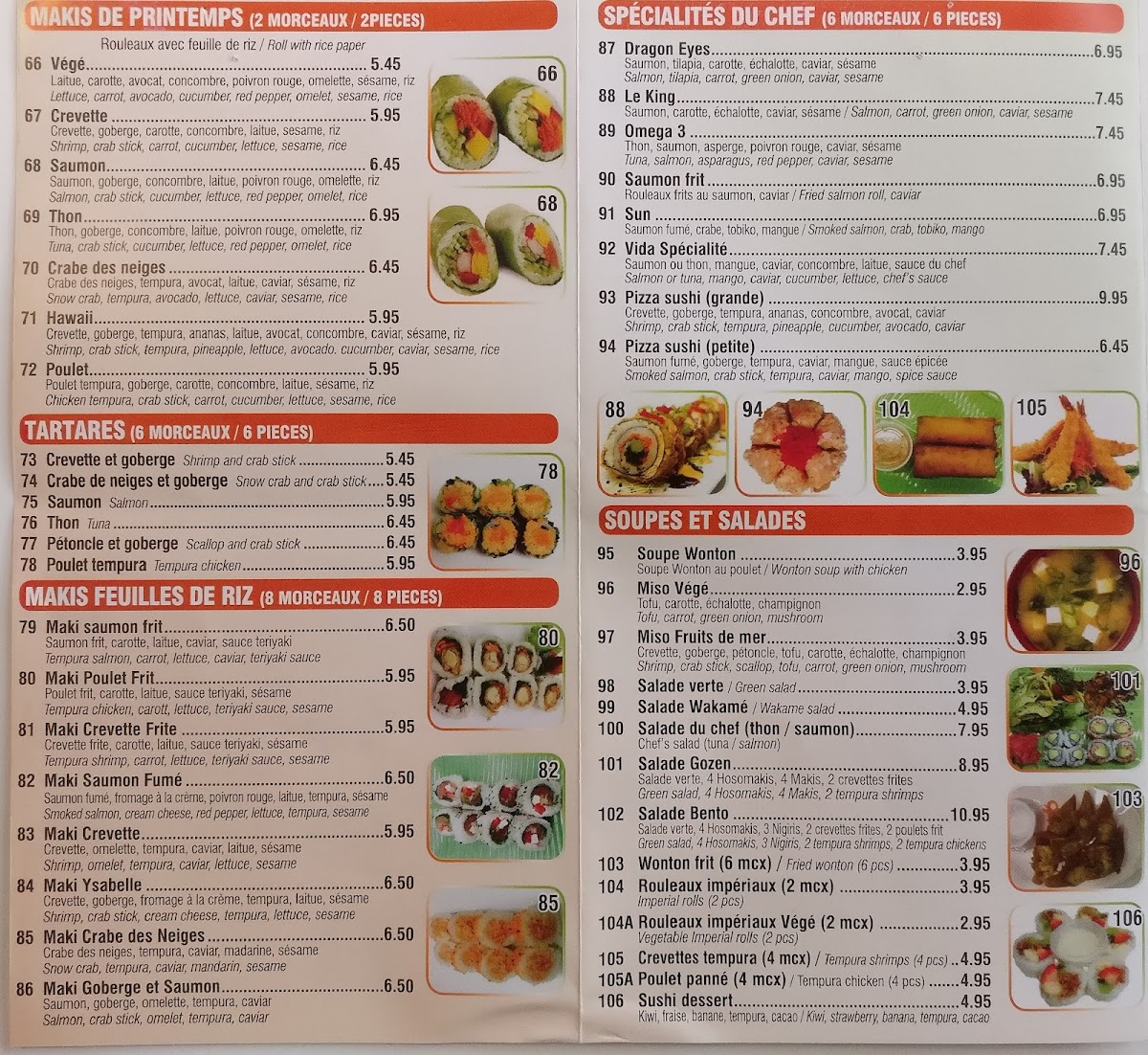Menu Vida Sushi (Fleury/bruxelle)-6