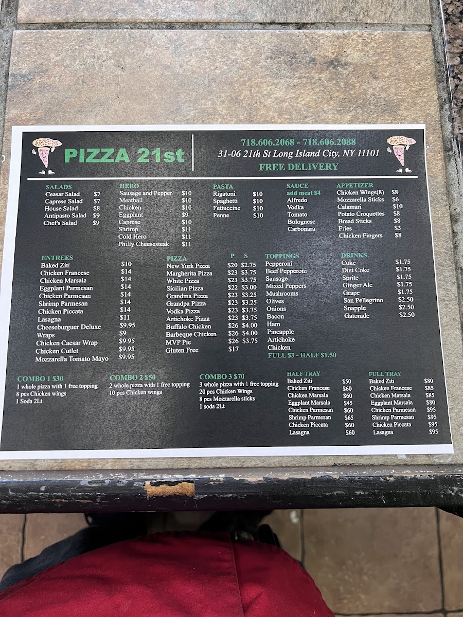 Menu Vidali’S Pizza-1