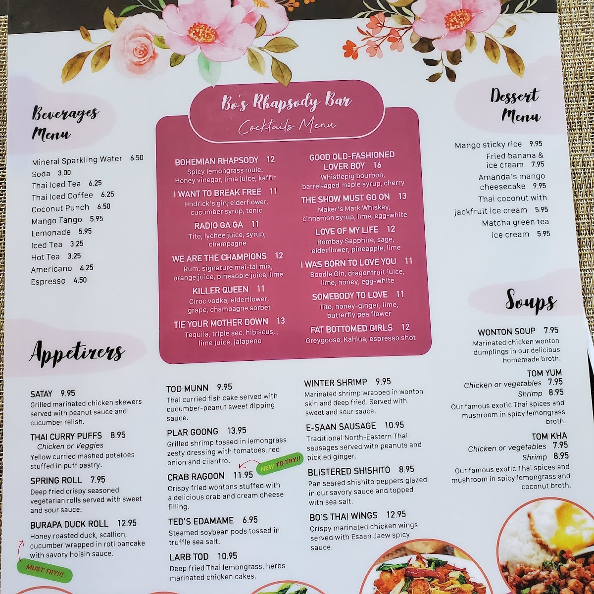 Menu Vienna Thai And Bar-7