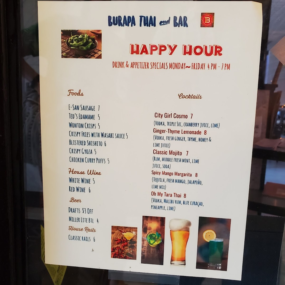 Menu Vienna Thai And Bar-8