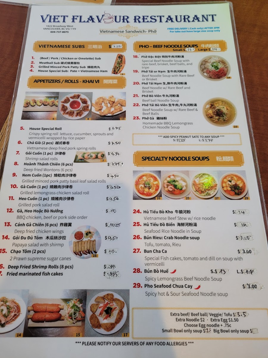Menu Viet Flavour Restaurant-7