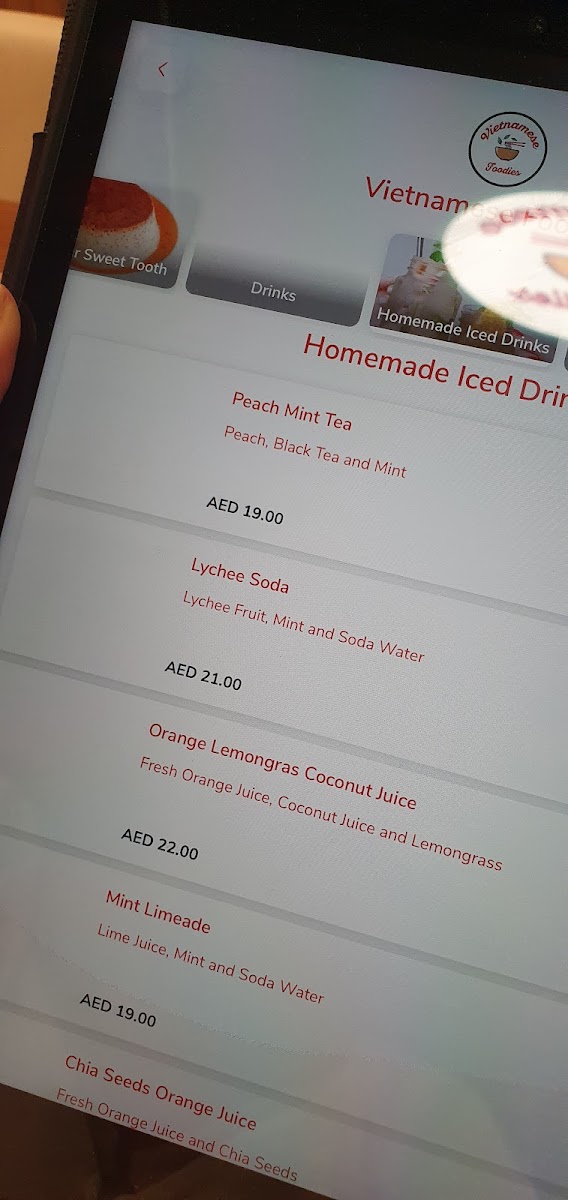 Menu Vietnamese Foodies - Dubai Hills-7