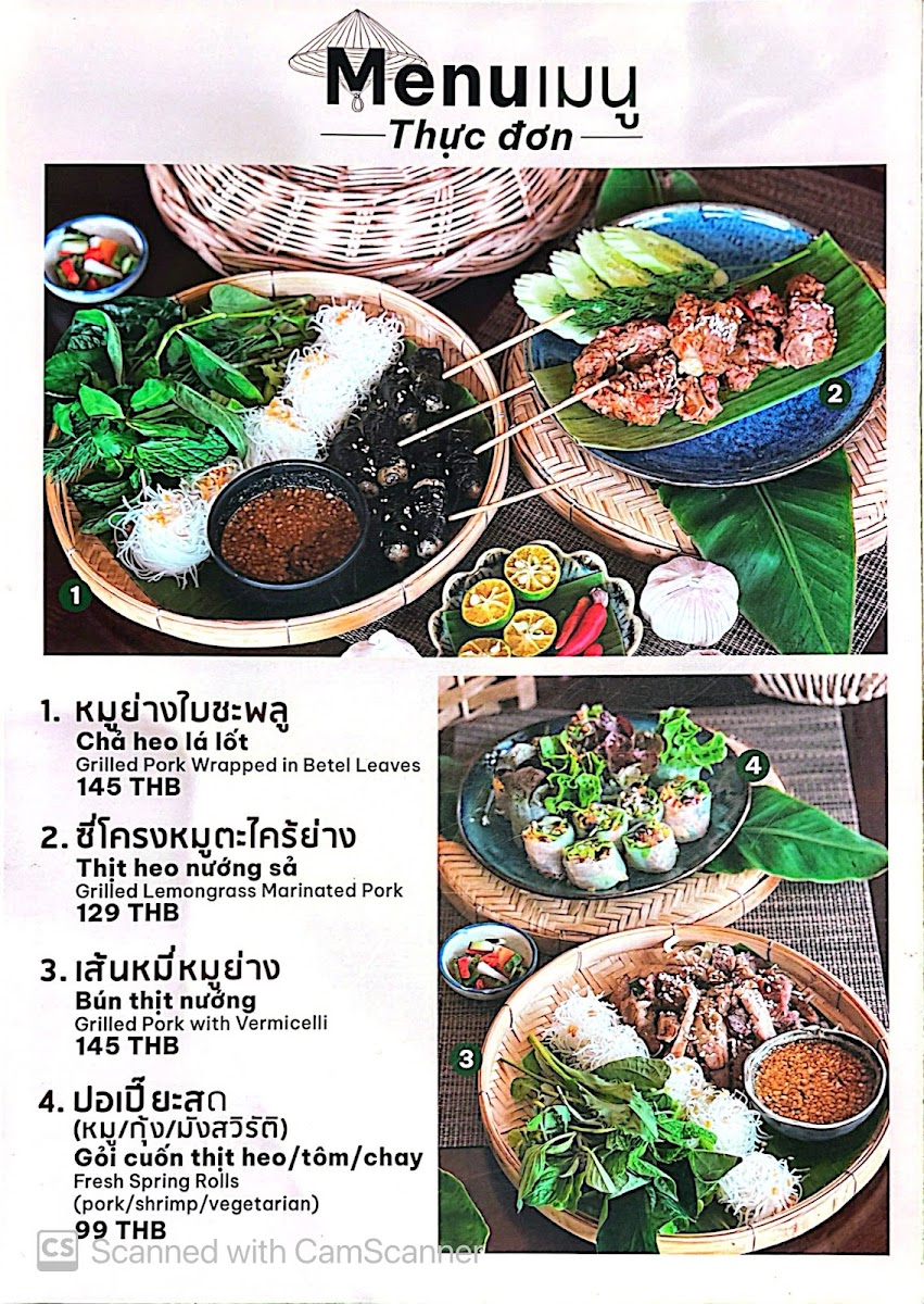 Menu Vietnamese Kitchen Dalat Ayutthaya-9