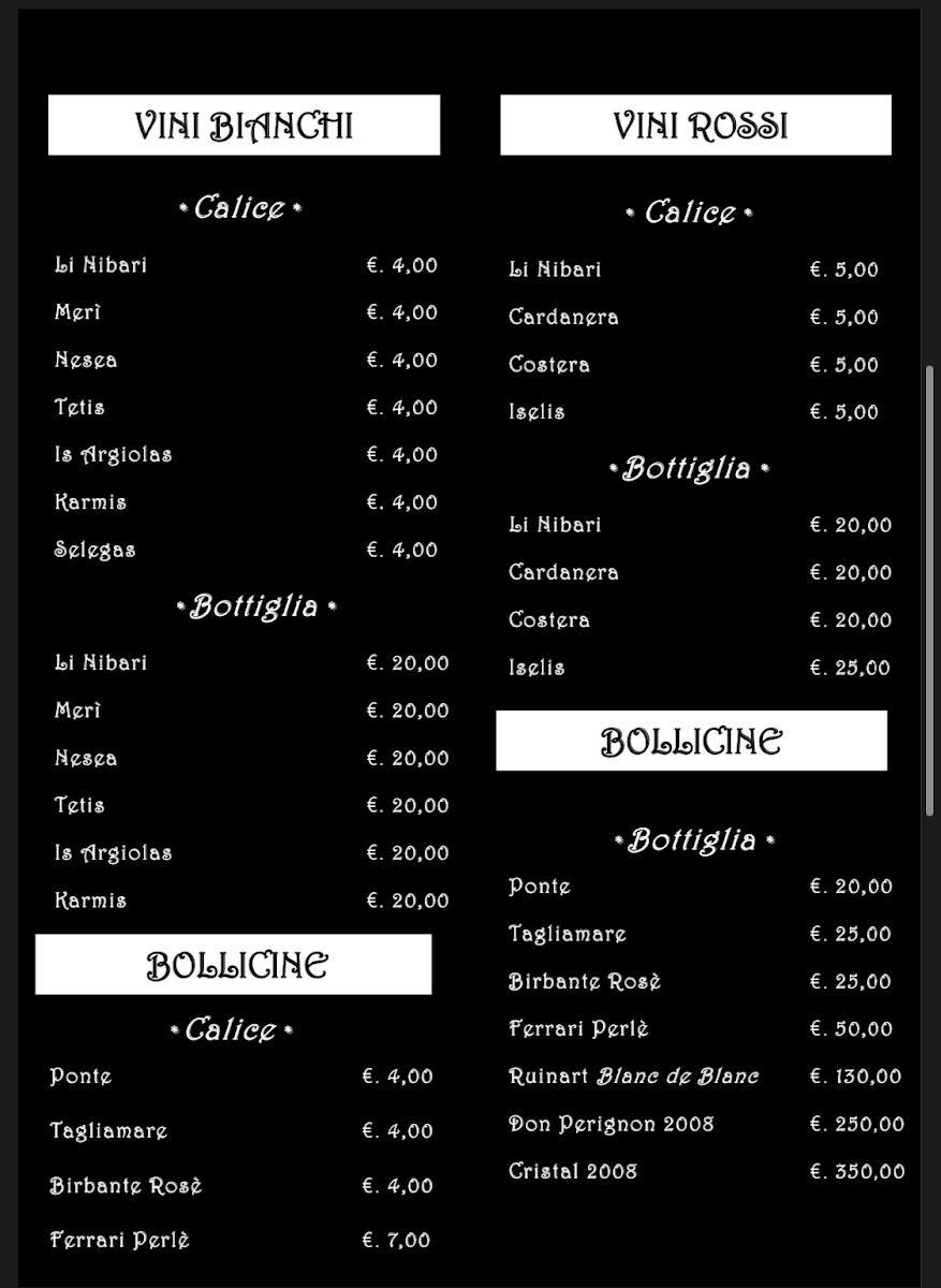 Menu View Sunset Lounge Bar-7