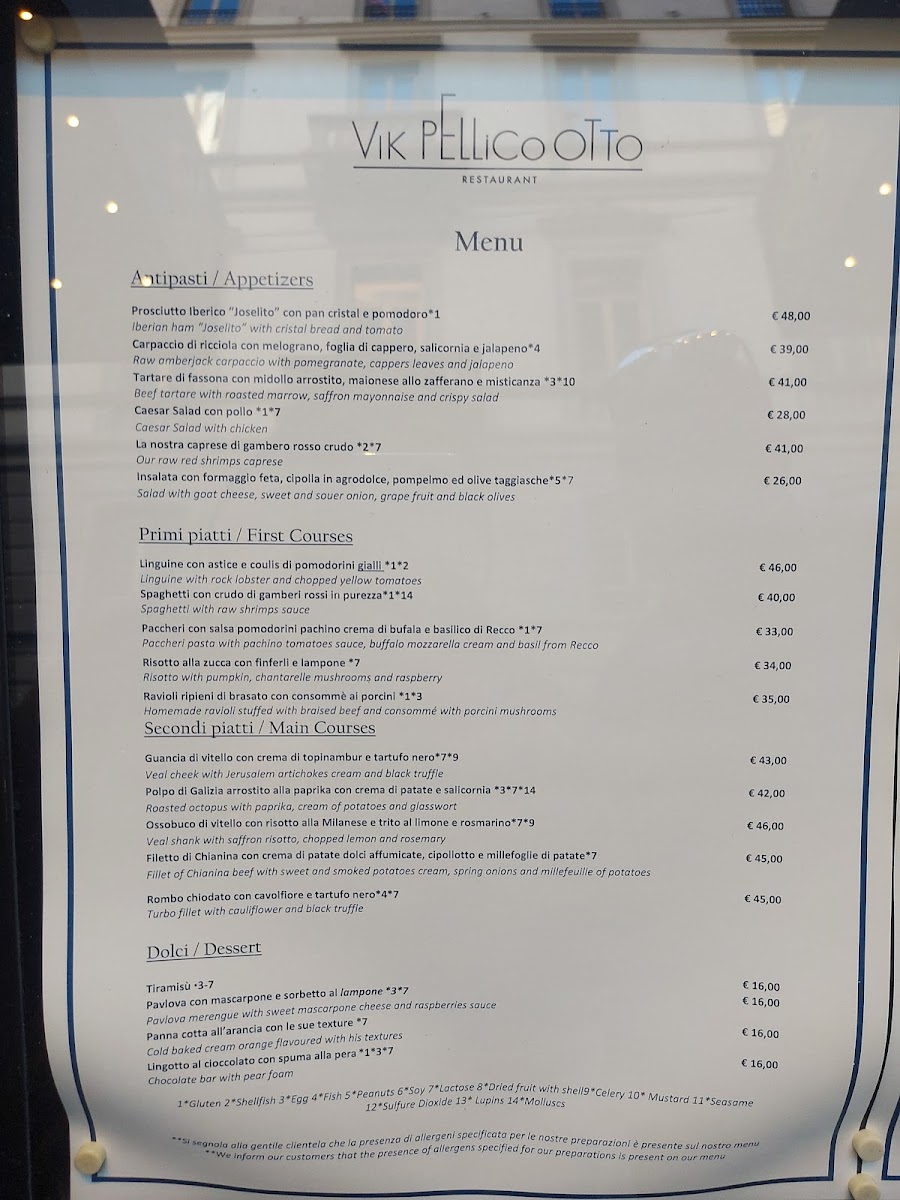 Menu Vik Pellico Otto Restaurant-3