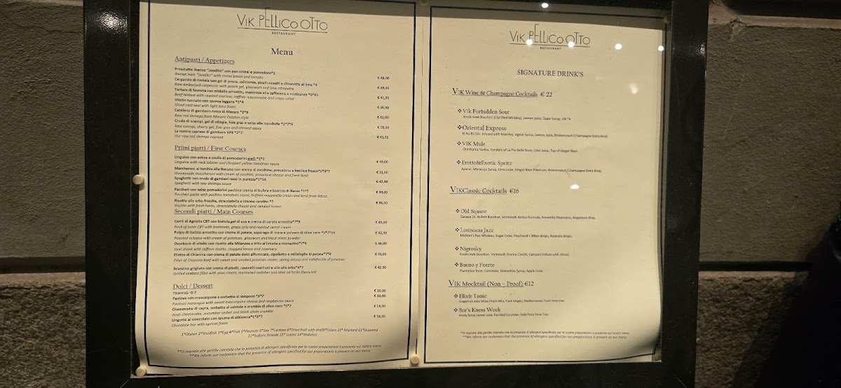 Menu Vik Pellico Otto Restaurant-5