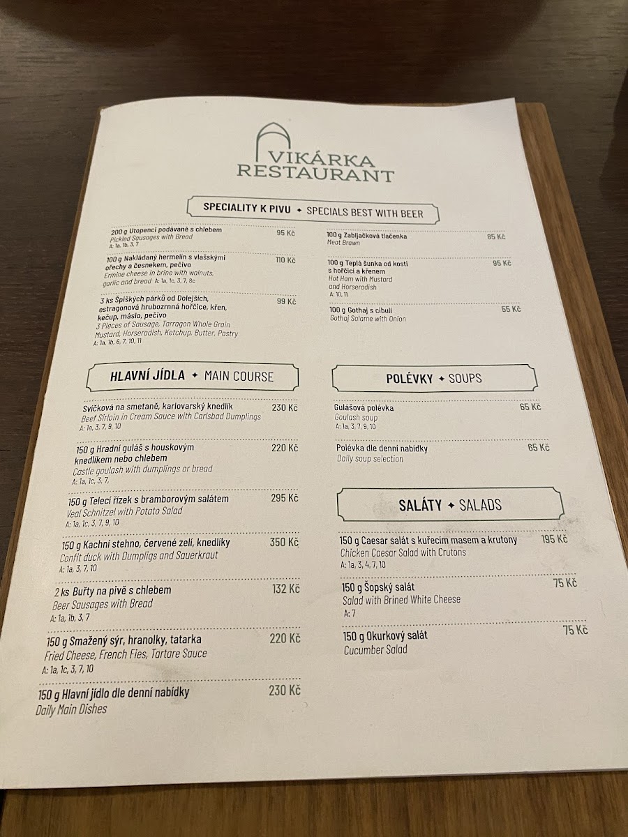 Menu Vikárka Restaurant-3