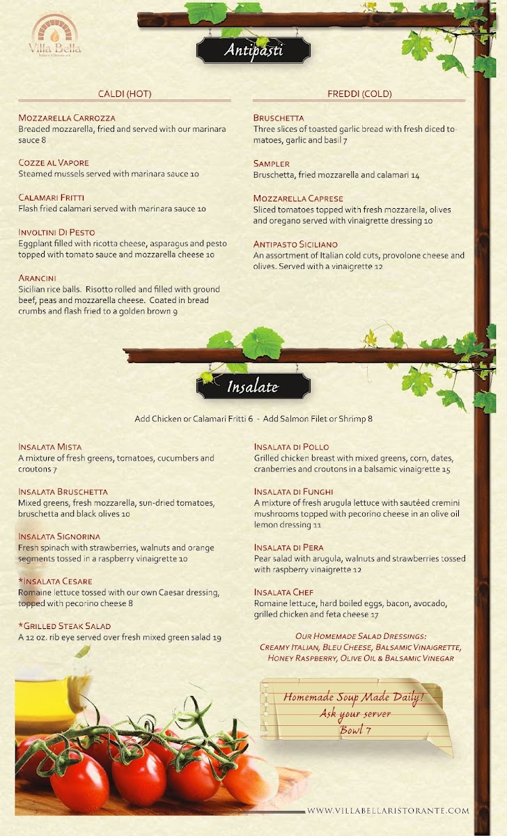 Menu Villa Bella-6
