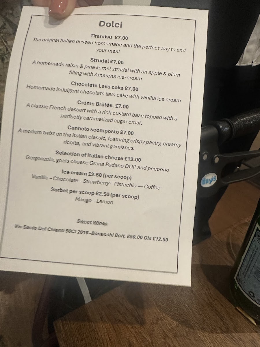 Menu Villa Bianca Ristorante Pizzeria Bushey-1
